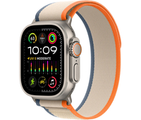 Apple Watch Ultra 2 GPS + Cellular, 49 мм, корпус из титана, ремешок Trail оранжевого/бежевого цвета, Экран: 49, Цвет: Beige / Бежевый