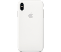 Чехол Apple для iPhone XS Max Silicone Case White (оригинал), Цвет: White / Белый