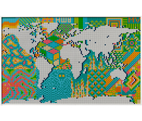 Конструктор Lego Art Карта мира (31203)