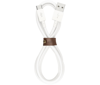 Кабель VLP Nylon USB A - USB C 1.2m White