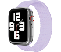 Ремешок нейлоновый плетёный VLP Braided Band для Apple Watch 45 S/M 2шт фиолетовый, Цвет: Purple / Сиреневый