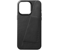 Чехол для iPhone 15 Pro Max Mujjo Full Leather Wallet Case Black, Цвет: Black / Черный