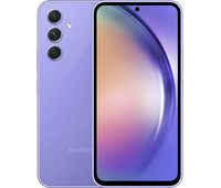 Samsung Galaxy A54 6/128 Violet, Объем оперативной памяти: 6 ГБ, Объем встроенной памяти: 128 Гб, Цвет: Violet / Фиолетовый