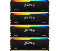 Оперативная память Kingston FURY Beast Black RGB (KF432C16BB12AK4/64) 64 ГБ