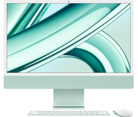 Apple iMac 24" M3 8GPU/8GB/256GB Green (MQRA3) 2023, Общий объем твердотельных накопителей (SSD): 256 ГБ, Объем оперативной памяти: 8 ГБ, Цвет: Green / Зеленый