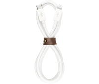 Кабель VLP Nylon USB C - Lightning 1.2m White, Цвет: White / Белый