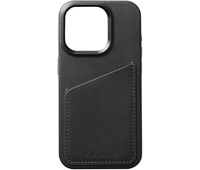 Чехол для iPhone 15 Pro Mujjo Full Leather Wallet Case Black, Цвет: Black / Черный