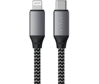 Кабель Satechi USB-C to Lightning MFI Cable 25см. Серый космос