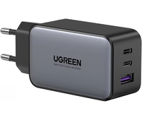 Сетевое зарядное устройство UGREEN CD244 Nexode 65W USB-A+2*USB-C GaN Tech Fast Charger серый