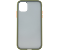 Чехол для iPhone 11 Pro Brosco Зелено-Оранжевый