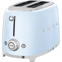 Тостер SMEG TSF01PBEU на 2 ломтика пастельный голубой, Цвет: Blue / Голубой