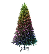 Новогодняя елка со светодиодной подсветкой Twinkly Pre-lit Regal Tree высота 1.8м диаметр 106 см - 435 диодов RGB+BT+Wi-Fi (TG60P4425P00)