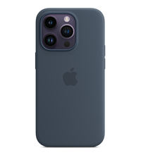 Чехол для iPhone 14 Pro Silicone Case Storm Blue, Цвет: Blue / Синий темный