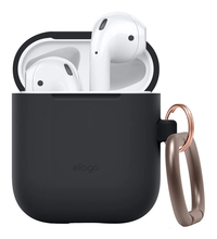 Чехол Elago Wireless Silicone Hang case для AirPods Black