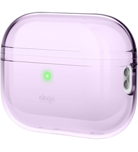 Чехол для AirPods Pro 2 Elago Clear case Lavender, Цвет: Purple / Сиреневый