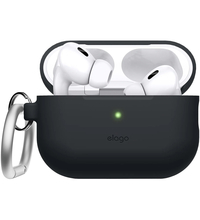 Чехол для AirPods Pro 2 Elago Silicone Hang case Black