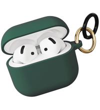 Чехол для наушников AirPods 4 VLP Charm Case Dark Green, Цвет: Green / Зеленый