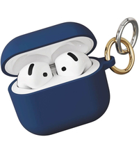 Чехол для наушников AirPods 4 VLP Charm Case Dark Blue, Цвет: Blue / Синий темный