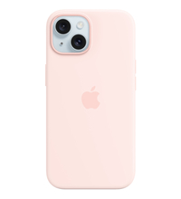 Чехол для iPhone 15 Apple Silicone Case with MagSafe Light Pink, Цвет: Pink / Розовый