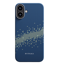 Чехол для iPhone 16 Pitaka StarPeak Tactile Woven case Milky Way Galaxy