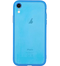 Чехол для iPhone XR Brosco Neon Синий, Цвет: Blue / Синий