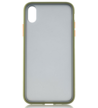 Чехол для iPhone XR Brosco STTPU Зелено-оранжевый