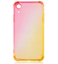 Чехол для iPhone XR Brosco HARDTPU Красно-золотой