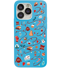 Чехол для iPhone 13 Pro VLP Art Collection Winter Blue