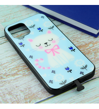 Чехол для iPhone 12 Pro Blue Butterfly Cat