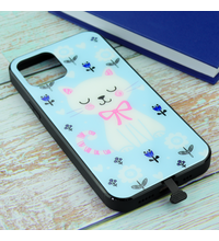 Чехол для iPhone 12 Pro Max Blue Butterfly Cat
