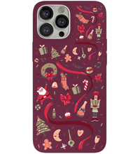 Чехол для iPhone 13 Pro VLP Art Collection Winter Marsala