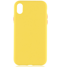 Чехол для iPhone XR Brosco Fresh Желто-красный