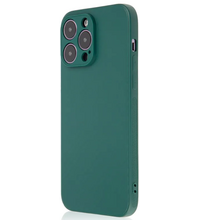 Чехол для iPhone 14 Pro Max Brosco Carbon Dark Green