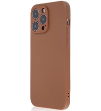 Чехол для iPhone 14 Pro Max Brosco Carbon Brown