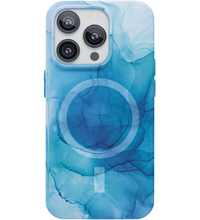 Чехол защитный VLP Splash case с MagSafe для iPhone 14 Pro синий, Цвет: Blue / Синий
