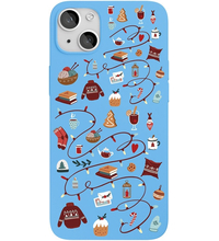 Чехол для iPhone 13 VLP Art Collection Winter Blue