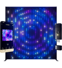 Световая стена Twinkly Lightwall 1120 RGB пикселей IP44 высота 270 см ширина 256 см