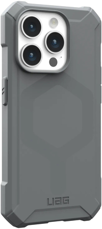 Чехол для iPhone 15 Pro UAG Essential Armor Silver, Цвет: Grey / Серый, изображение 3