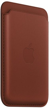 Кожаный чехол-бумажник MagSafe для iPhone Коричневый, изображение 3