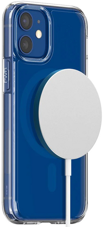 Чехол для iPhone 12 / 12 Pro Spigen Ultra Hybrid Mag (MagFit) Blue, изображение 6