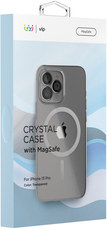 Чехол  для iPhone 13 Pro, VLP Crystal case with MagSafe Clear, изображение 4