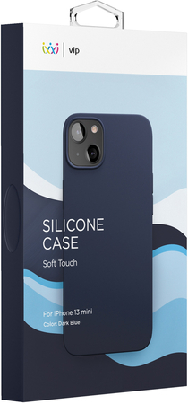 Чехол VLP Silicone case для iPhone 13 mini темно-синий, изображение 5