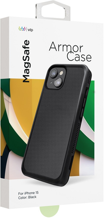 Чехол VLP Armor Case с MagSafe для iPhone 15 черный, изображение 3