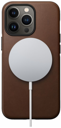 Чехол для iPhone 13 Pro Max Nomad Leather Case Brown, изображение 2