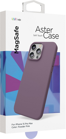 Чехол VLP Aster Case с MagSafe для iPhone 15 Pro Max пудровый, Цвет: Powdery / Пудровый, изображение 3
