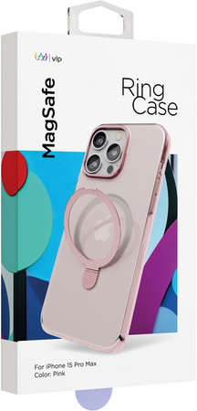 Чехол VLP Ring Case с MagSafe для iPhone 15 Pro Max розовый, Цвет: Pink / Розовый, изображение 5