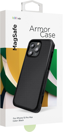 Чехол VLP Armor Case с MagSafe для iPhone 15 Pro Max черный, изображение 3