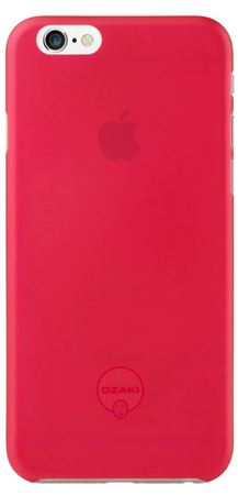 Чехол Ozaki для iPhone 6S 0.3 mm Jelly Red
