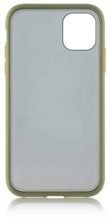 Чехол для iPhone 11 Brosco STTPU Зелено-Оранжевый, изображение 5