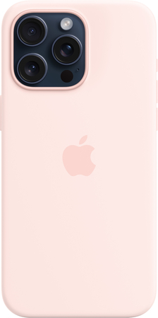 Чехол для iPhone 15 Pro Max Silicone Case Light Pink, изображение 2